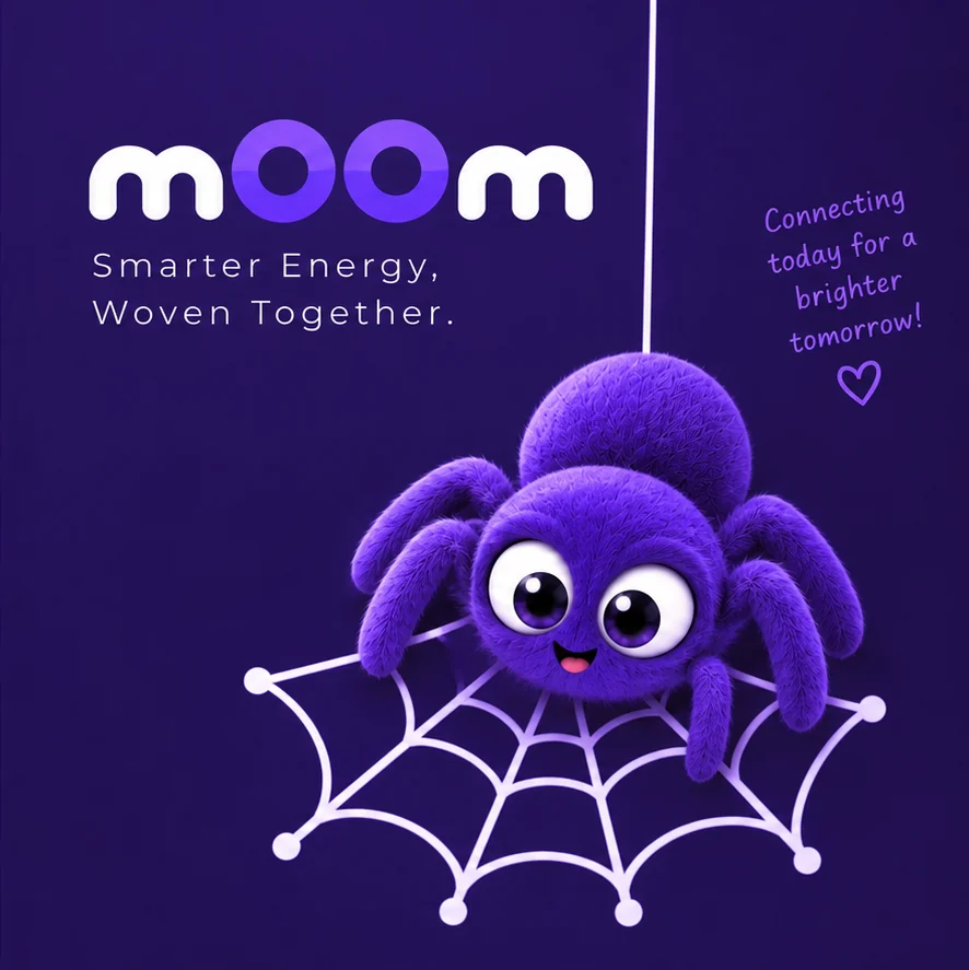 mOOm, the EIPGrid brand character on its web